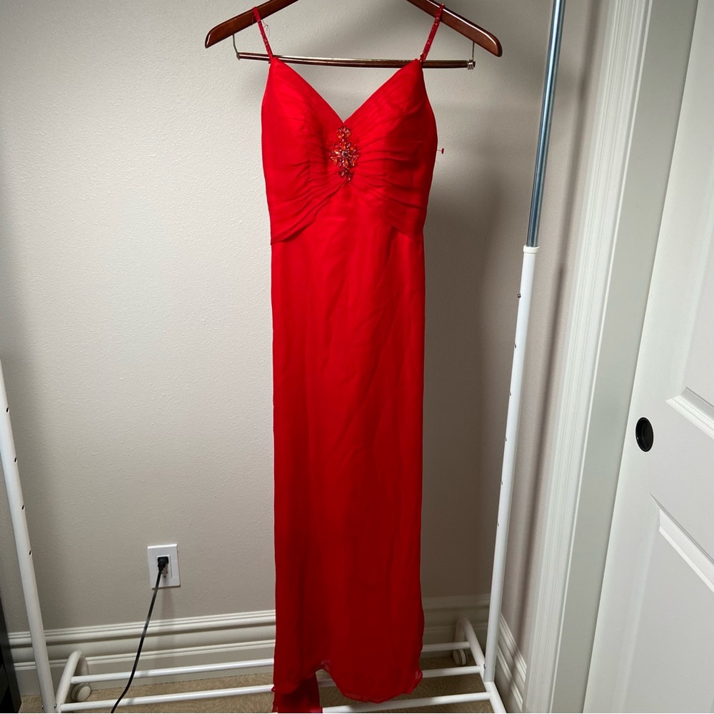 Vintage Bonny Y2K Red Prom Dress Size 6